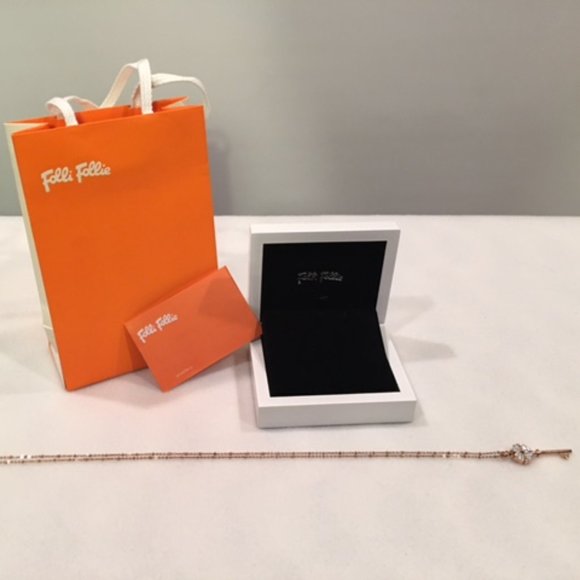 FOLLI FOLLIE Rose Gold-Plated Key Pendant Necklace - Picture 9 of 13